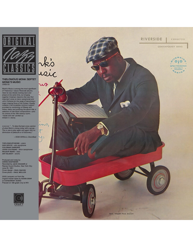 Concord Jazz (LP) Thelonious Monk - Monk's Music (Original Jazz Classics Series)