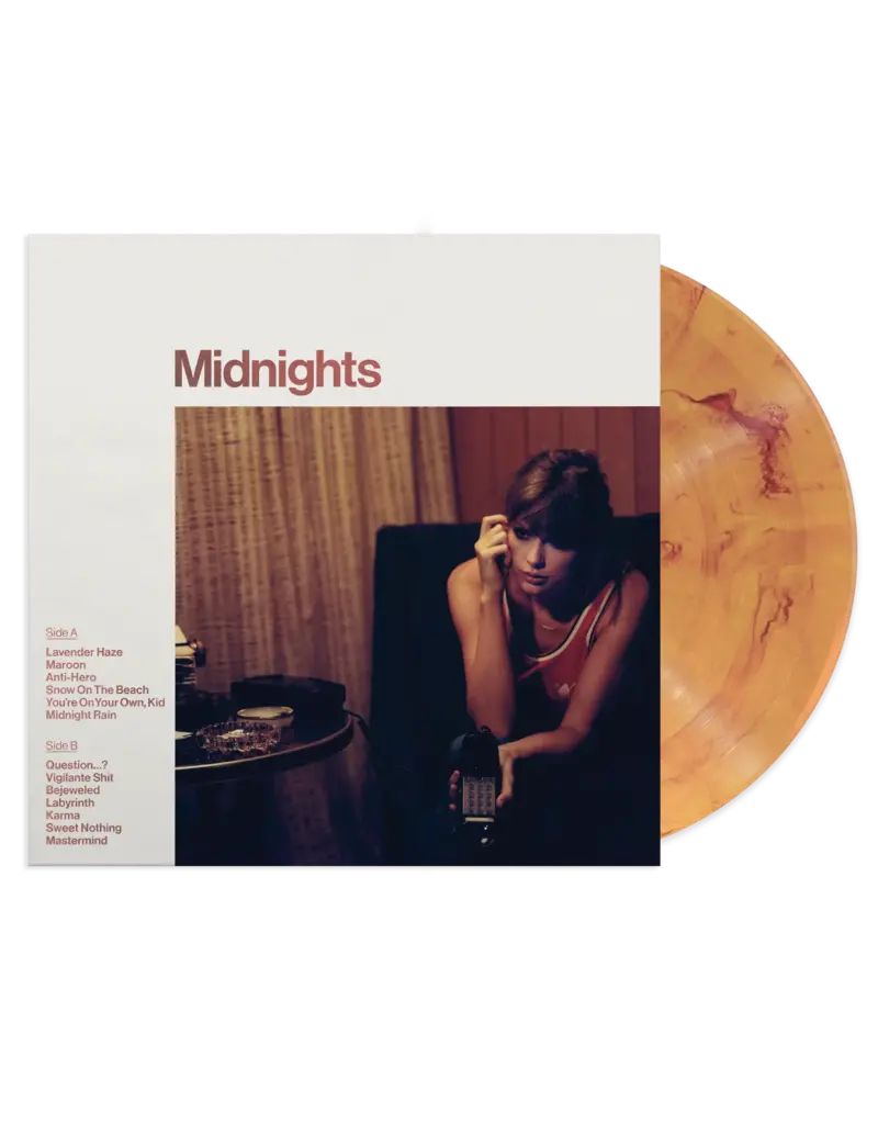 Republic (LP) Taylor Swift - Midnights (Blood Moon Orange Marbled Vinyl)