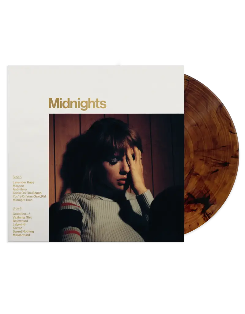 Republic (LP) Taylor Swift - Midnights (Mahogany Brown Marbled)