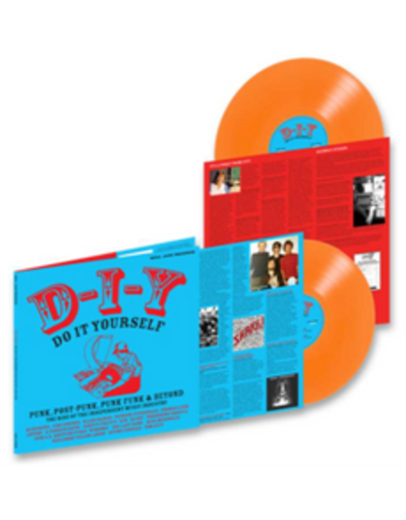 (LP) Various Artists -  D-I-Y: DO-IT-YOURSELF – Punk, Post Punk, Punk Funk & Beyond: The Rise of the Independent Music Industry (Transparent Orange Vinyl)
