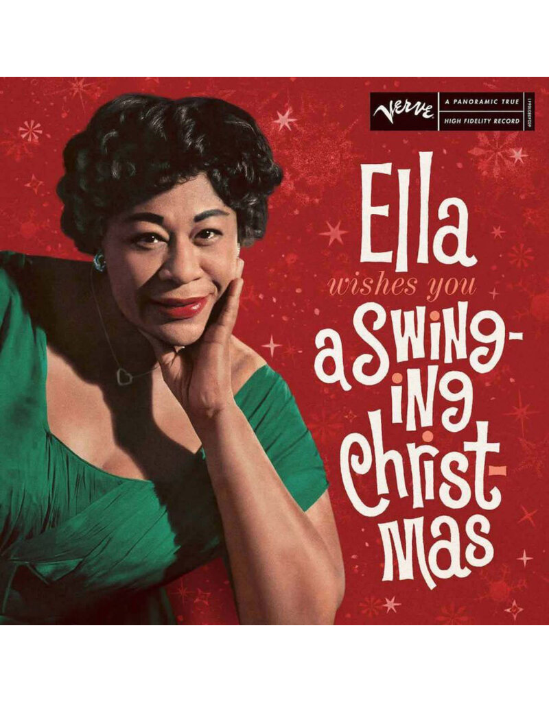 (LP) Ella Fitzgerald - Ella Wishes You A Swinging Christmas (2023 Press on Red Vinyl)