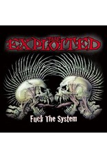 (LP) Exploited - Fuck The System  (Clear Red/Black Splatter) (2LP)