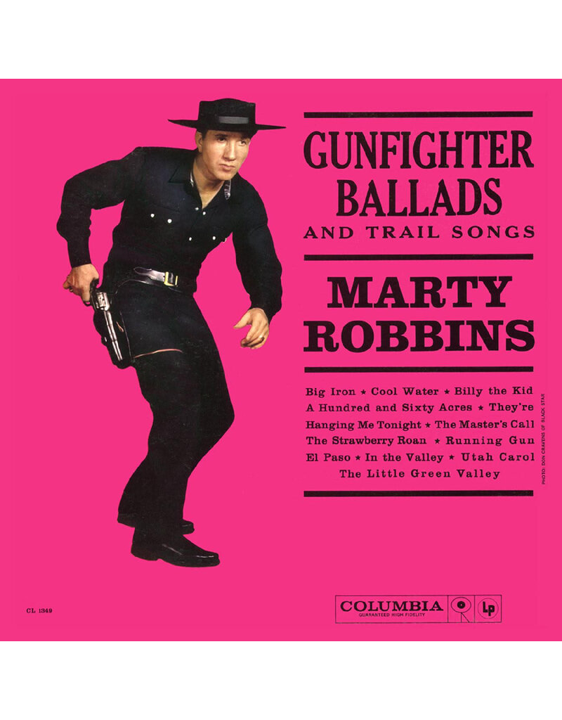 (LP) Marty Robbins - Gunfighter Ballads And Trail Songs (Limited Edition Clear Vinyl)