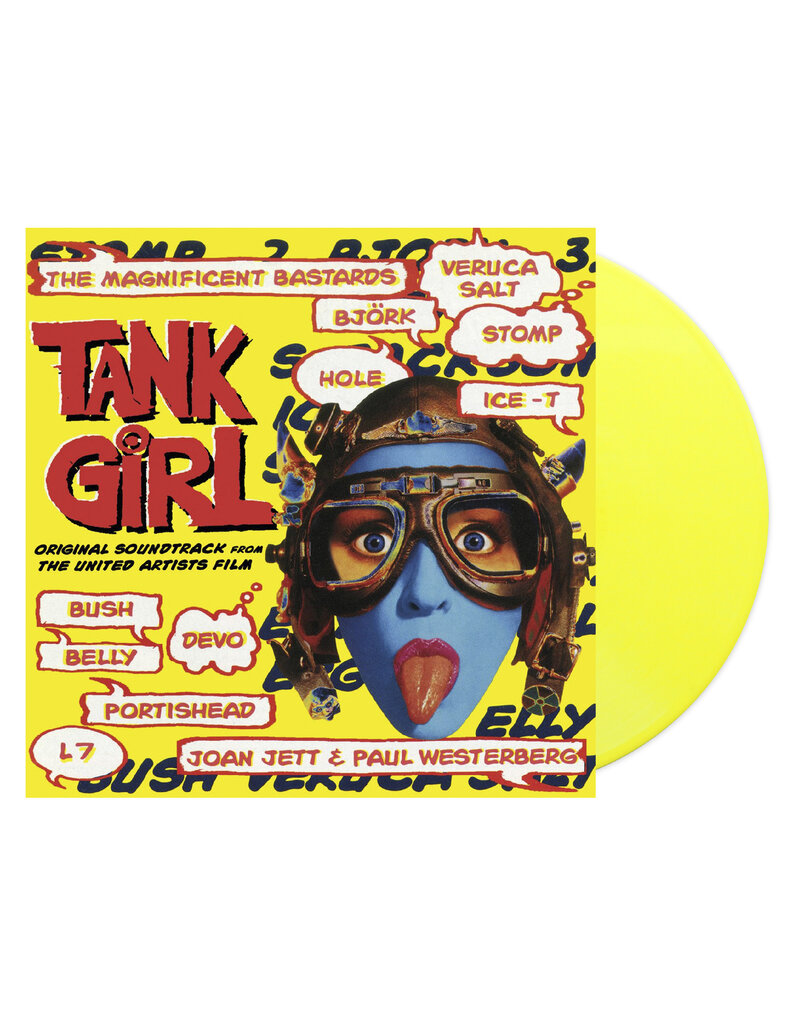 (LP) Various Artists - Tank Girl (30th Anniversary Neon Coral Vinyl)