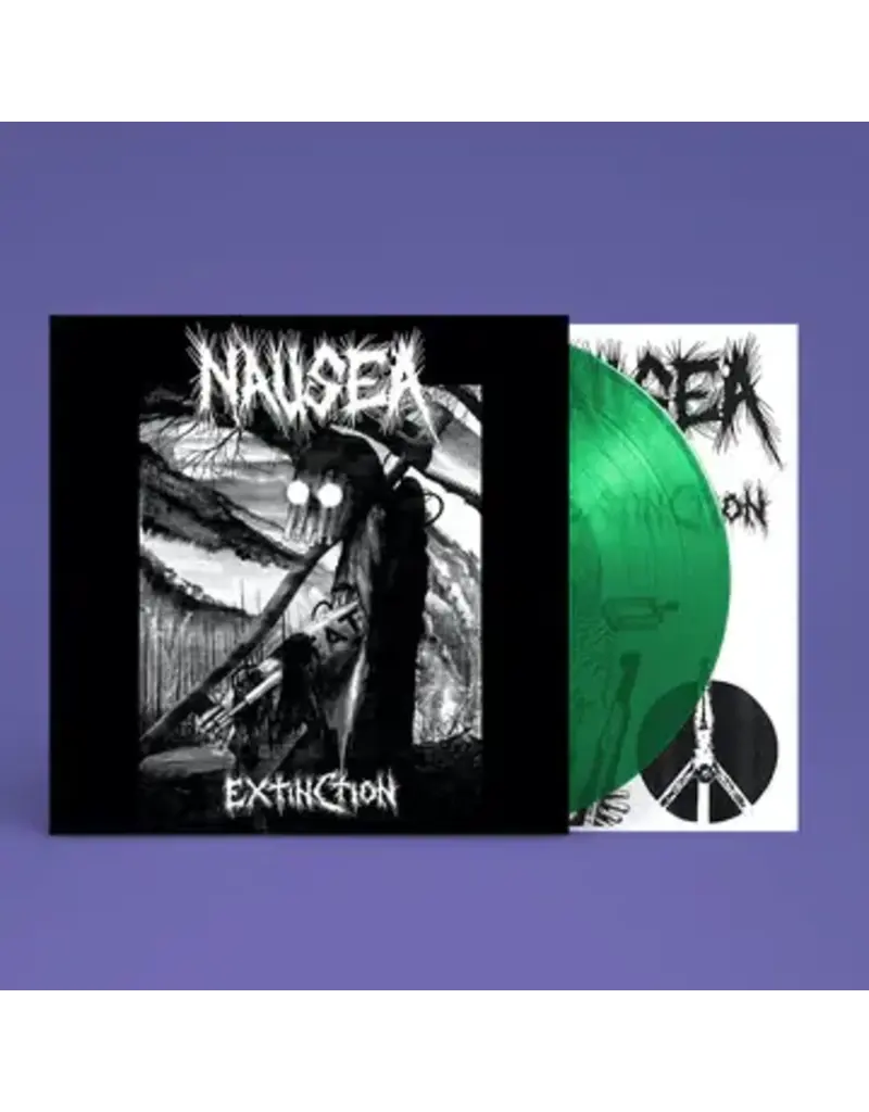 SVART RECORDS (LP) Nausea - Extinction (Transparent Green Vinyl) (2025 Reissue)