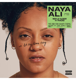 (LP) Naya Ali - We Did The Damn Thing (Clear Vinyl)
