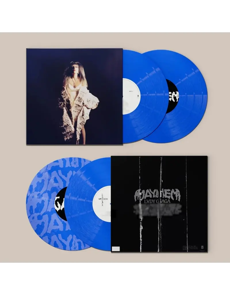 (LP) Lady Gaga - Mayhem (Indie Exclusive Alternate Cover Opaque Blue Vinyl) (2LP)
