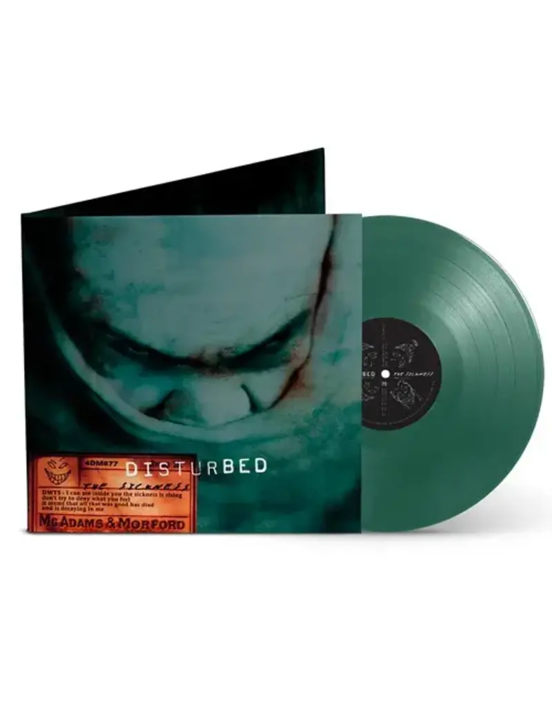 Reprise (LP) Disturbed - The Sickness (25th Anniversary Edition) (Green Vinyl)