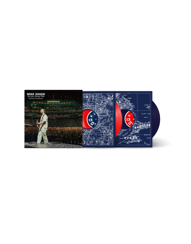 Republic (LP) Noah Kahan - Live From Fenway Park (Indie Exclusive Red/Blue Vinyl) (2LP)