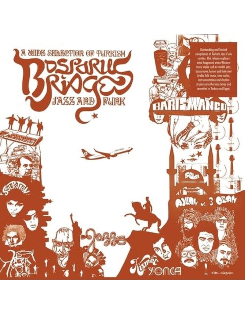 (LP) Various Artists - Bosporus Bridges : A Wide Selection Of Turkish Jazz And Funk 1968-1978