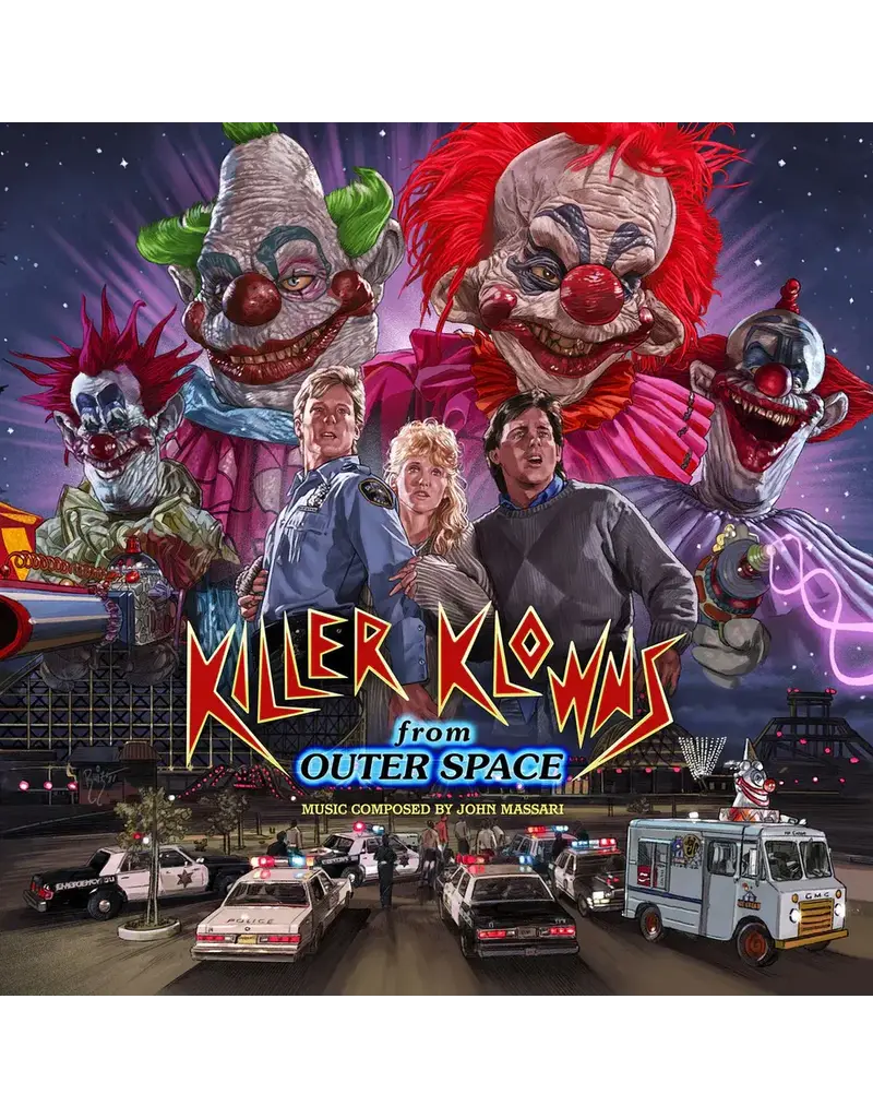 Waxwork Records (LP) John Massari - Killer Klowns From Outer Space: Original Soundtrack (Pinwheel Coloured Vinyl) (2LP)