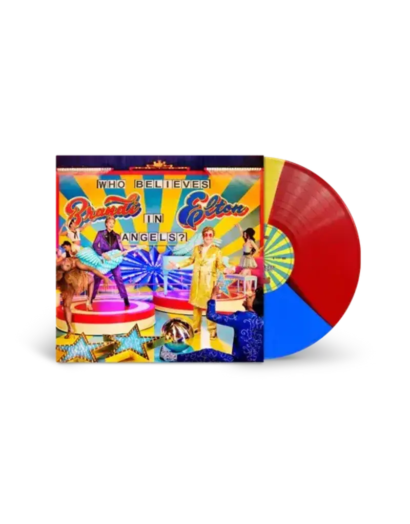 (LP) Elton John & Brandi Carlile - Who Believes in Angels? (Tri-Coloured Vinyl)