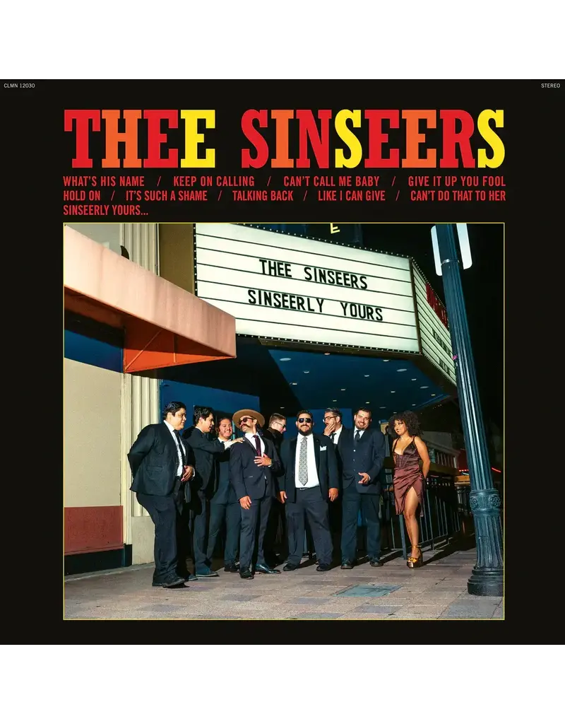 (LP) Thee Sinseers - Sinseerly Yours (Opaque Yellow Vinyl)