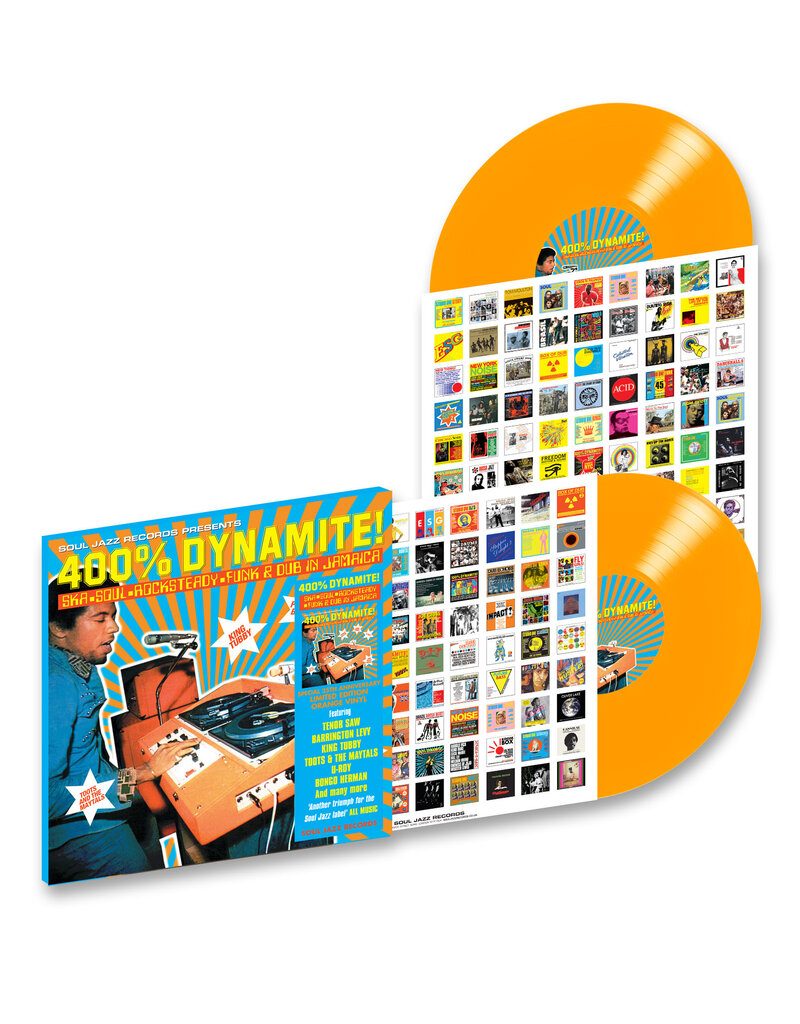 (LP) Soul Jazz Records - 400% DYNAMITE! Ska, Soul, Rocksteady, Funk and Dub in Jamaica (RSD25)