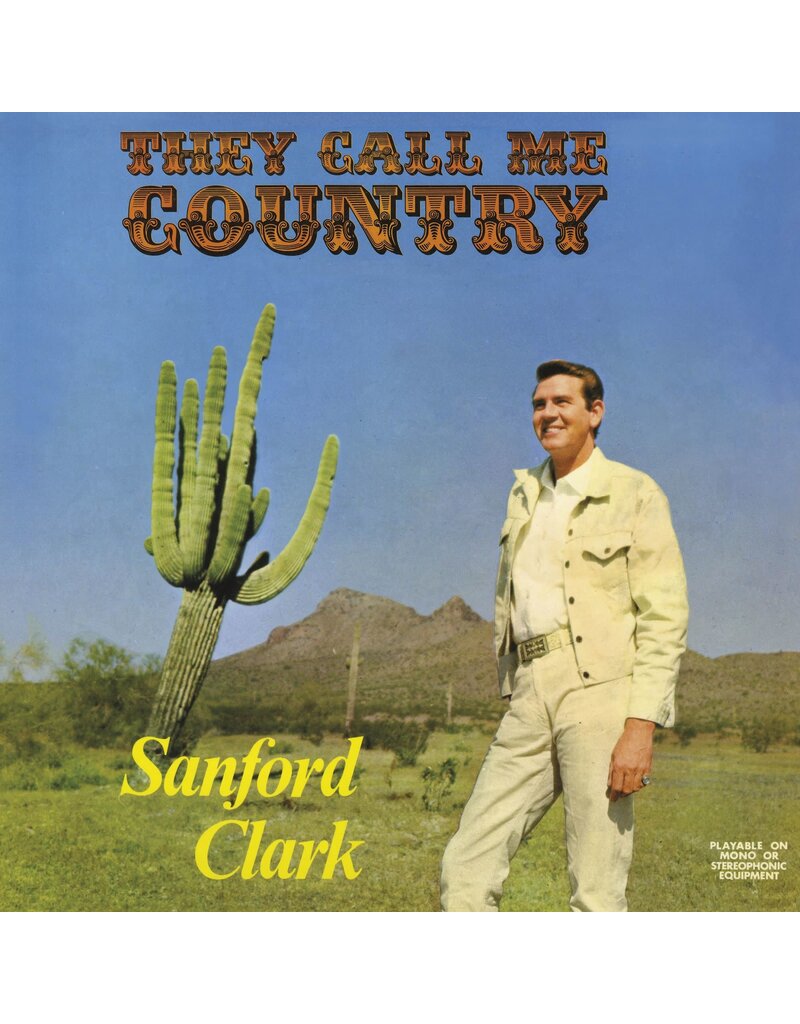 (LP) Sanford Clark - They Call Me Country (Blue Vinyl)