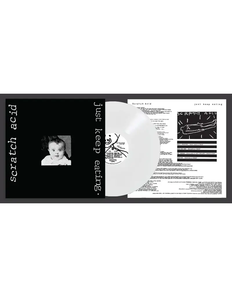 Touch & Go (LP) Scratch Acid - Just Keep Eating (White Vinyl) (180g)