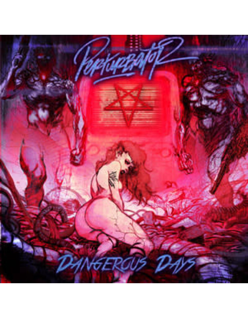 Blood Music (LP) Perturbator - Dangerous Days (Frosted Clear Vinyl) (2025 Repress) [2LP]