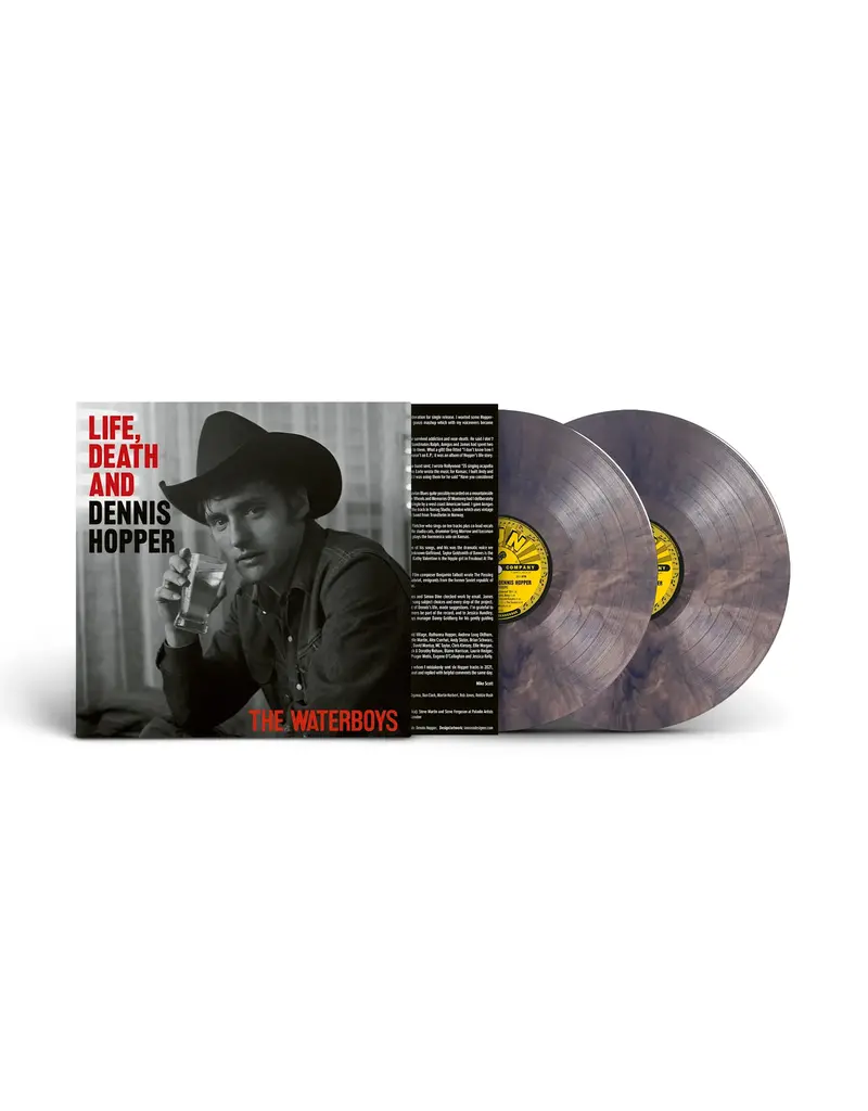 Sun Records (LP) The Waterboys - Life, Death and Dennis Hopper (Indie Exclusive Psychedelic Waves Vinyl) (2LP)