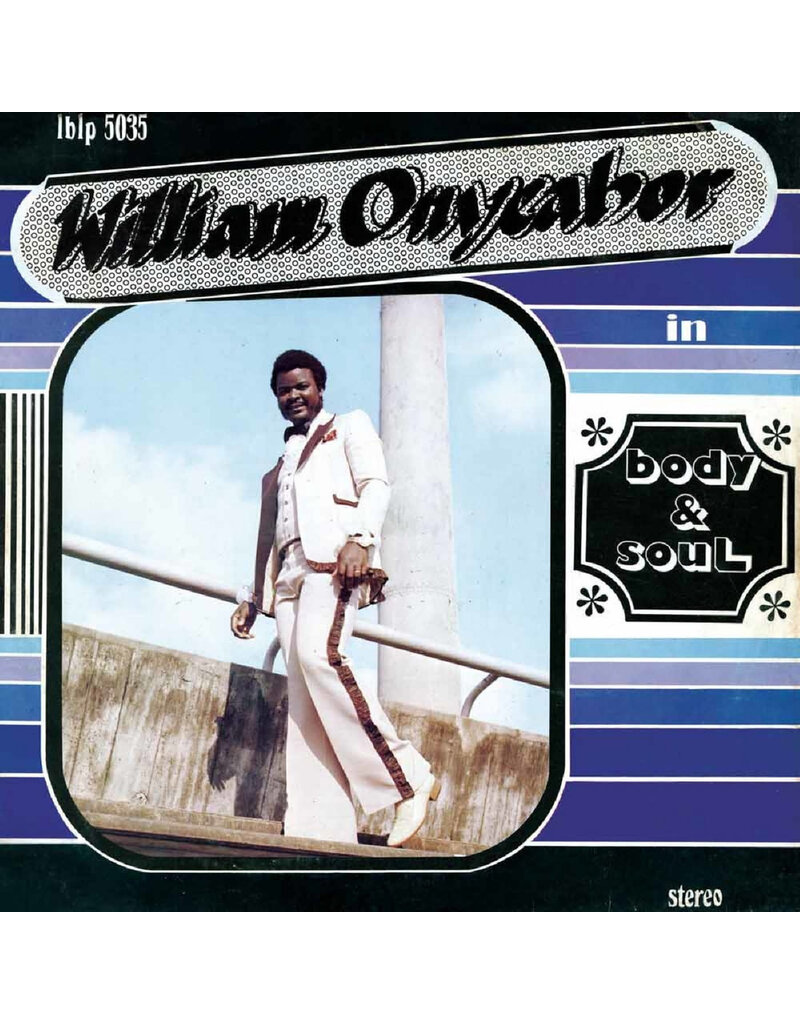 Luaka Bop (LP) William Onyeabor - Body and Soul (Limited Edition Cross River Basin Blue Vinyl)