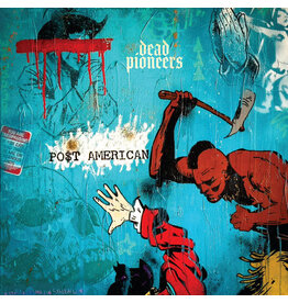 (LP) Dead Pioneers - PO$T AMERICAN (Indie Exclusive Curacao Marbled Vinyl)