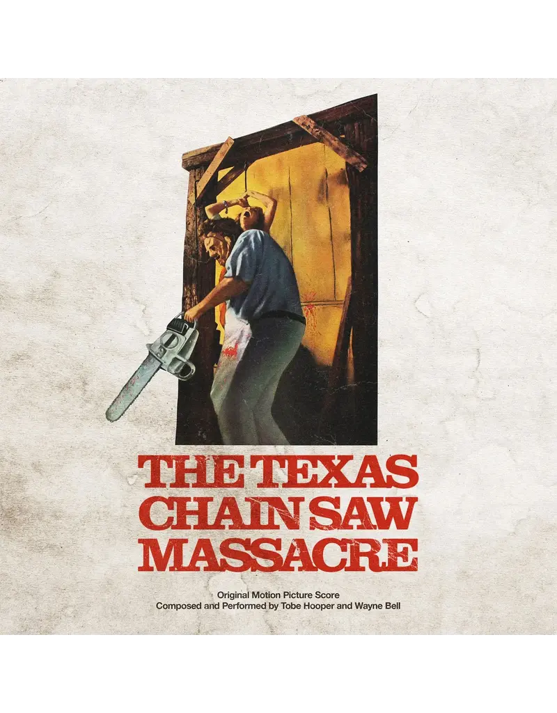 Waxwork Records (LP) Tobe Hooper & Wayne Bell - The Texas Chain Saw Massacre O.S.T. (Red & Black vinyl)
