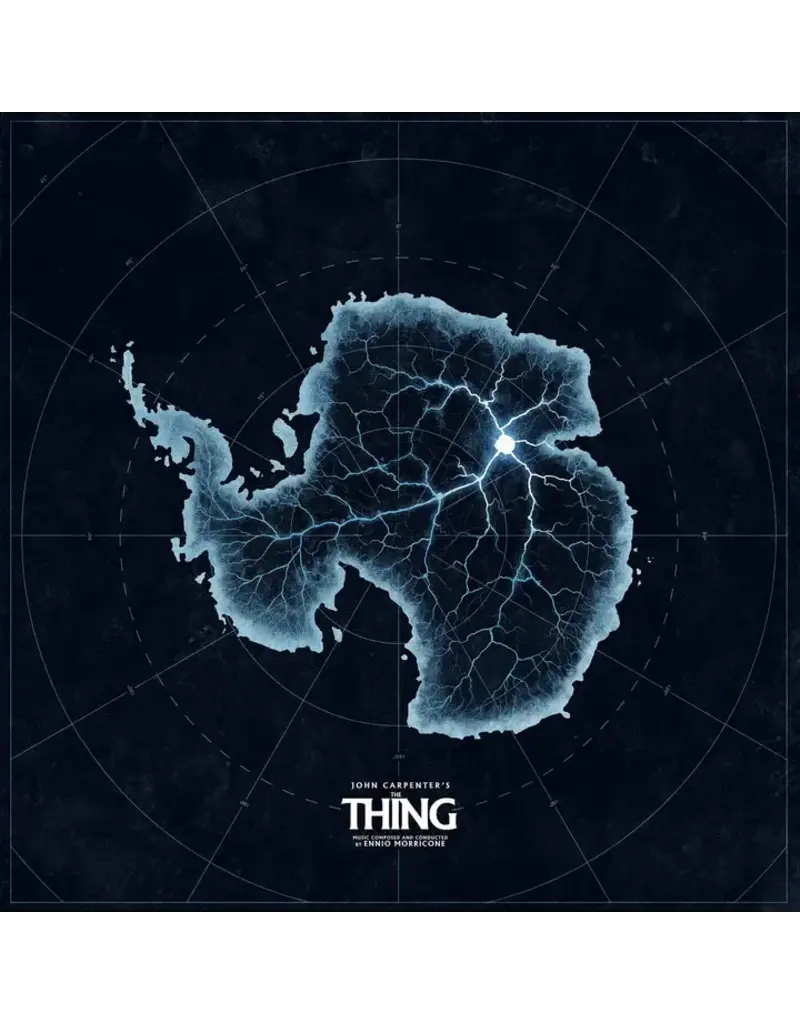 Waxwork Records (LP) Ennio Morricone - The Thing O.S.T. (Blue Haze White Splatter Coloured)
