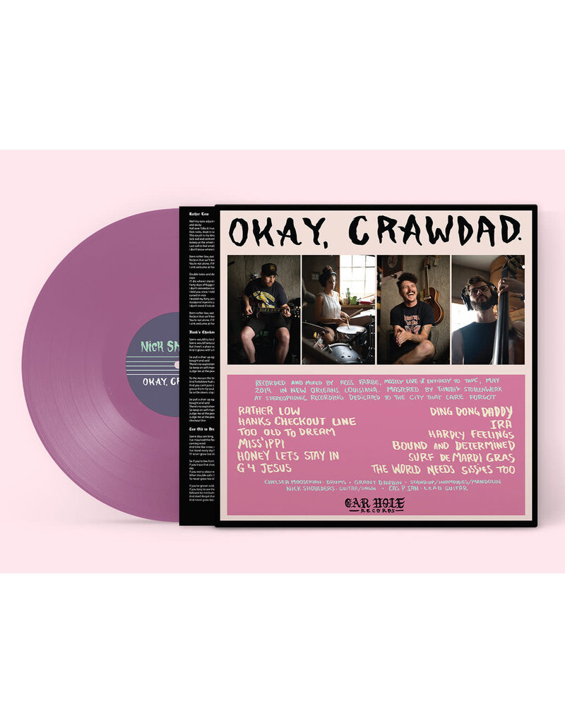 (LP) Nick Shoulders - Okay, Crawdad. (Violet Vinyl) [2025 Repress]