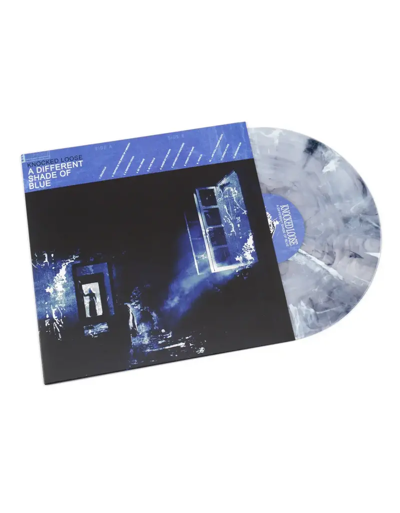 (LP) Knocked Loose - A Different Shade of Blue (Bleach Deluxe Marbled Vinyl)