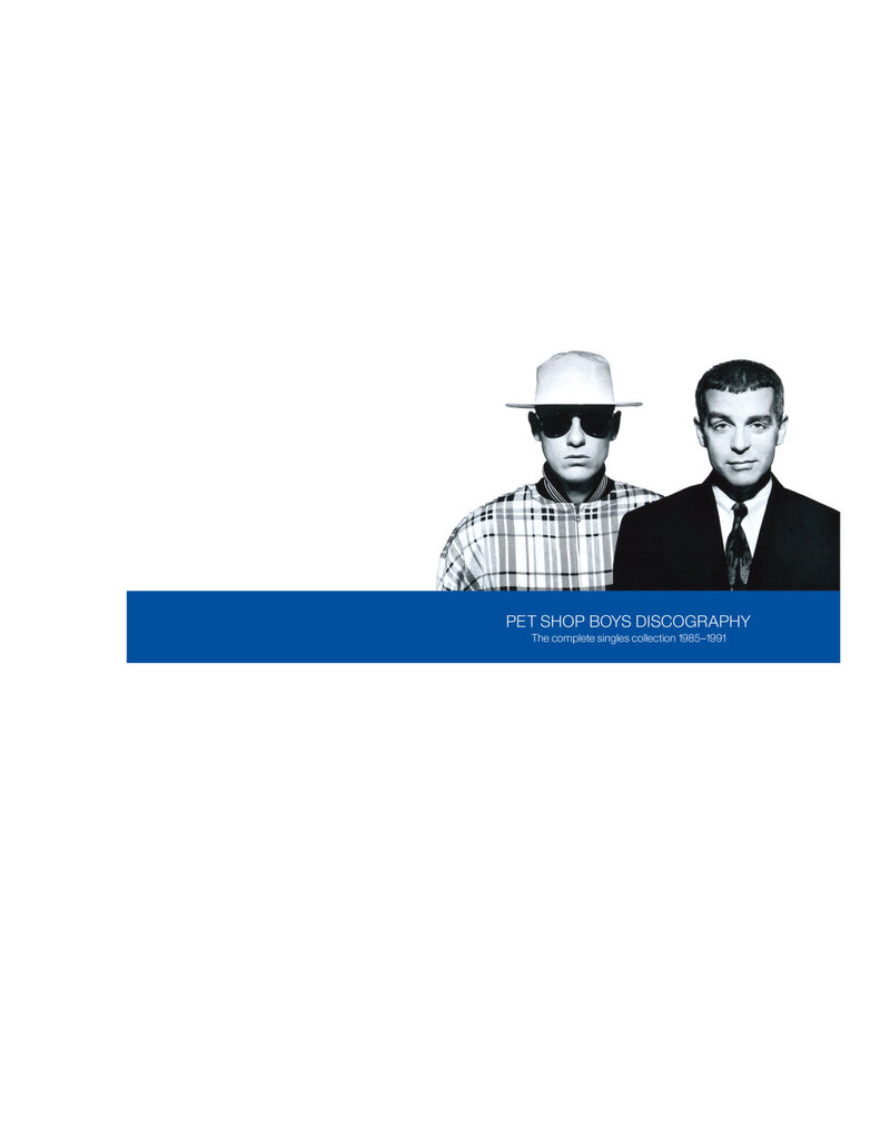 (LP) Pet Shop Boys – Discography (The Complete Singles Collection) (Blue Vinyl)