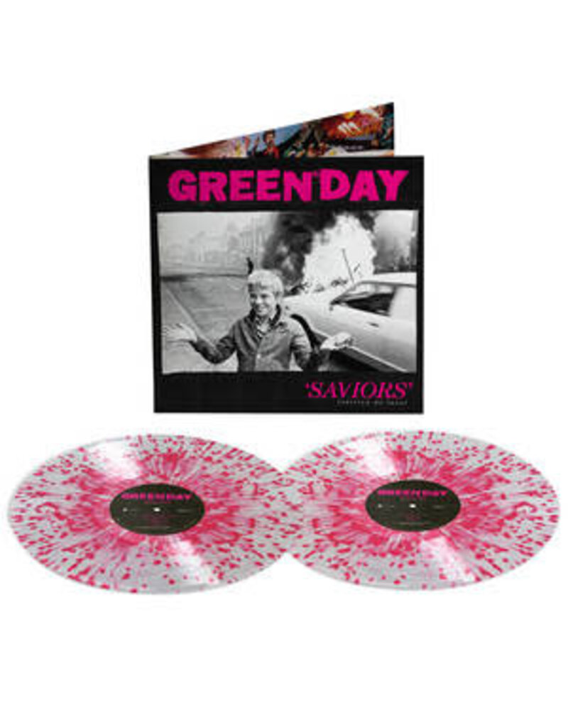 Reprise (LP) Green Day - Saviors (Deluxe Edition) [Indie Exclusive Clear & Pink Splatter]