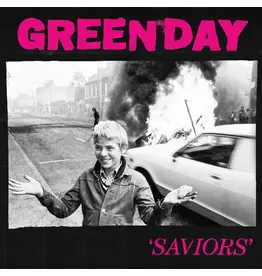 Reprise (LP) Green Day - Saviors (Deluxe Edition) [Standard Pink & White Splatter]