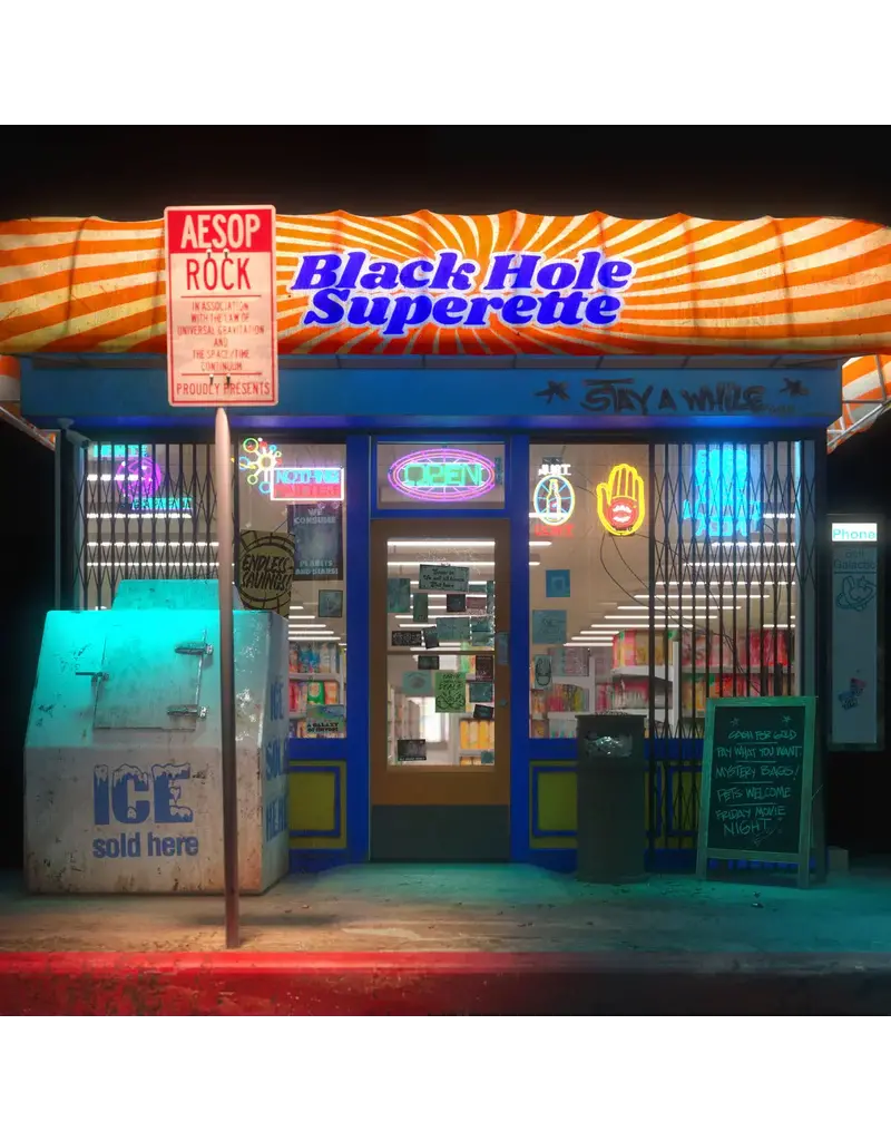 (LP) Aesop Rock - Black Hole Superette (Black Ice Coloured)