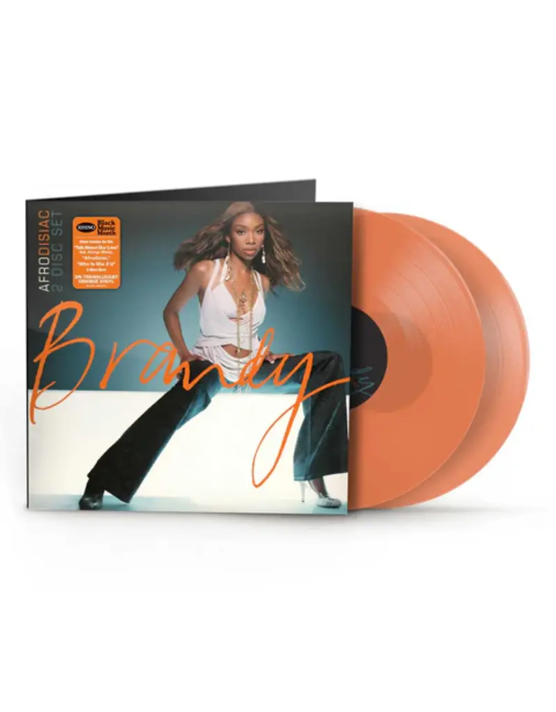 Rhino - Atlantic (LP) Brandy – Afrodisiac (Orange Vinyl) [Rhino's Black Music Month 2025 Series]