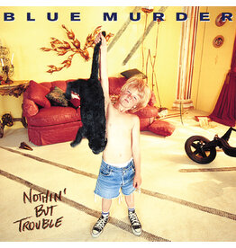 (LP) Blue Murder – Nothin' But Trouble (Limited Edition Blue w/ Black Cat Swirl Vinyl) (Remastered 2025 Reissue) [2LP]