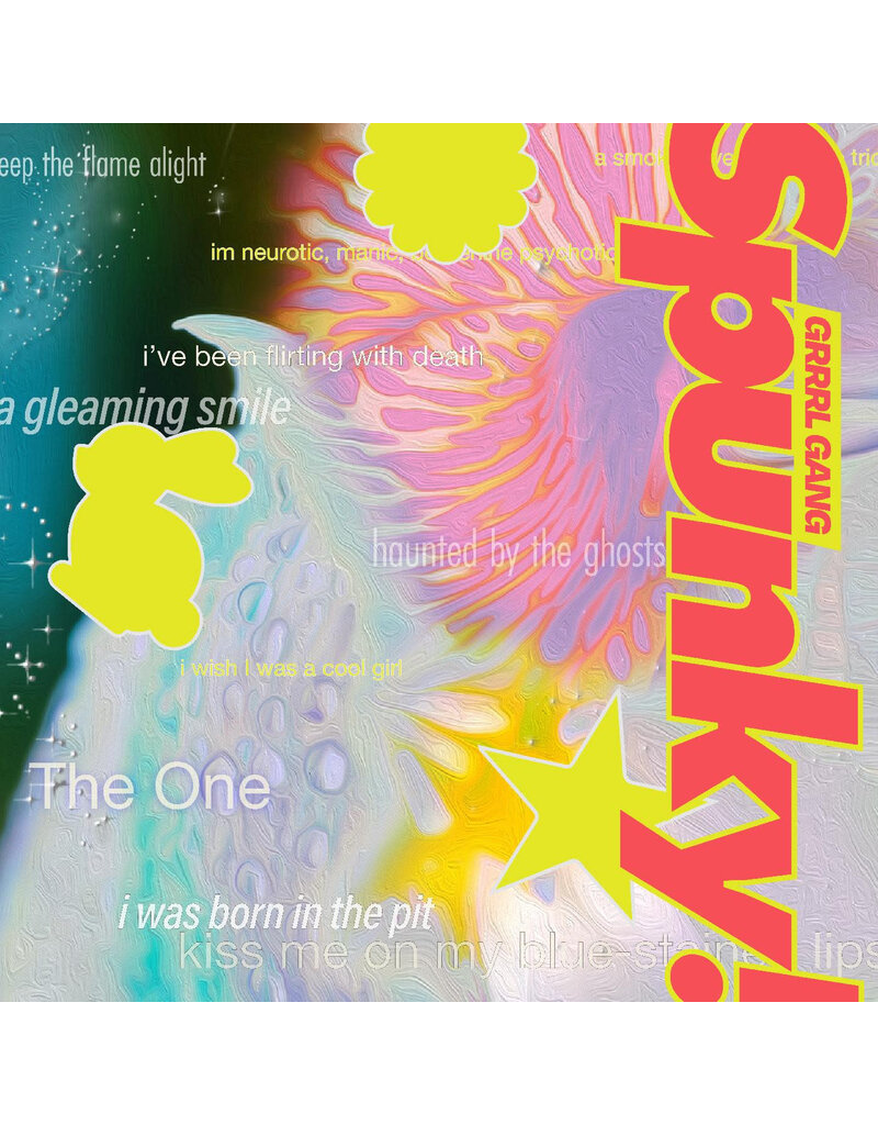 (LP) Grrrl Gang - Spunky! (Translucent Turqouise Vinyl)