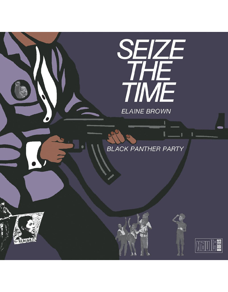 (LP) Elaine Brown (Black Panther Party) - Seize the Time (Deep Purple Vinyl) (2024 Reissue)