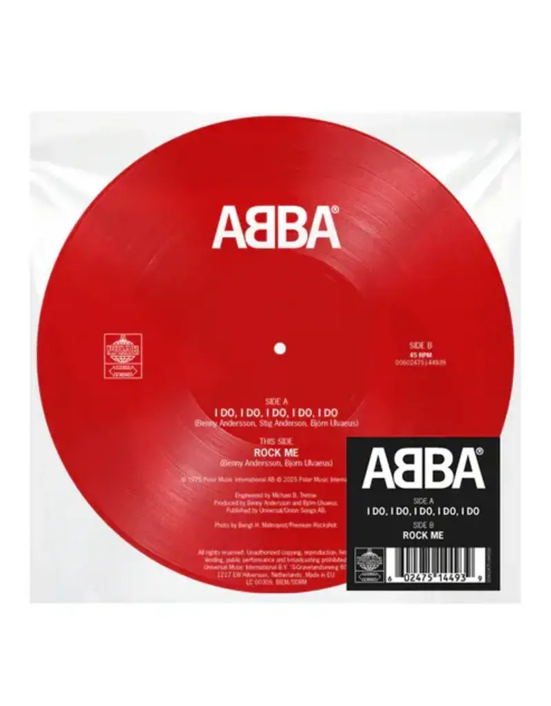 (LP) ABBA - I Do, I Do, I Do, I Do, I Do / Rock Me (50th Anniversary Picture Disc) [7'']