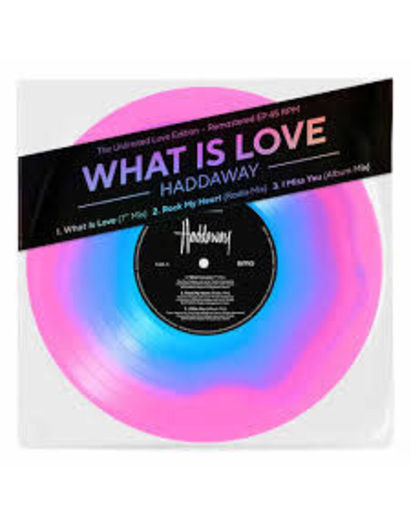 BMG Rights Management (LP) Haddaway - What Is Love? (Ultimate Love Remaster Edition) (Blue Pink Vinyl) [10"]