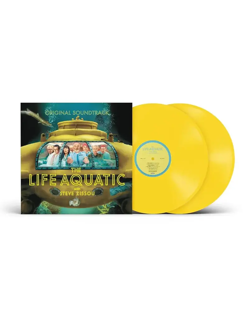 Disney (LP) Various Artists - The Life Aquatic With Steve Zissou (Orignal Soundtrack) (Canary Yellow Vinyl) [2LP]
