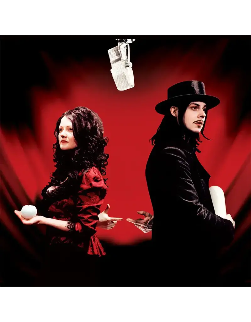 (LP) The White Stripes - Get Behind Me Satan (20th Anniversary Edition) (Red and Black Smoke Vinyl) [2LP]