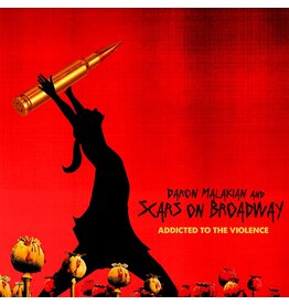 Virgin Records (LP) Daron Malakian And Scars On Broadway (System Of A Down) - Addicted To The Violence (Indie Exclusive Ruby Red w/ Gold Splatter Vinyl)
