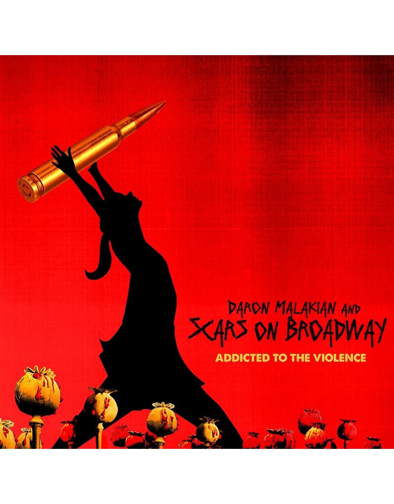 Virgin Records (LP) Daron Malakian And Scars On Broadway (System Of A Down) - Addicted To The Violence (Indie Exclusive Ruby Red w/ Gold Splatter Vinyl)