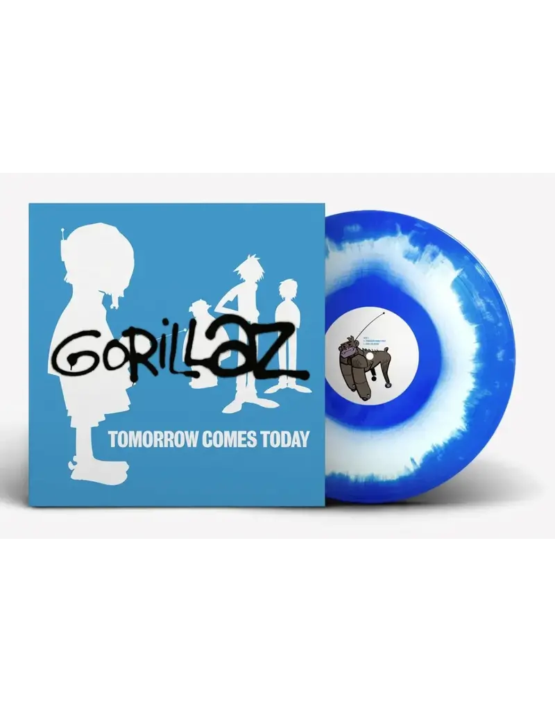 (LP) Gorillaz - Tomorrow Comes Today (EP) (Blue & White Vinyl)