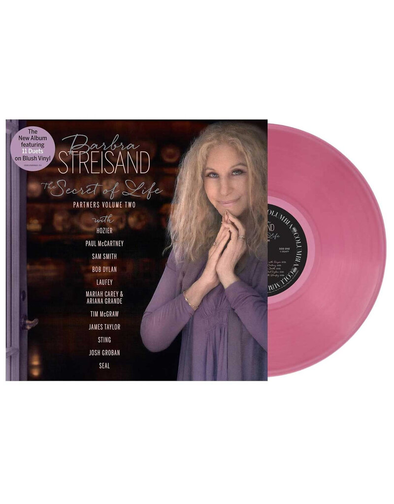 (LP) Barbra Streisand - The Secret Of Life: Partners: Volume 2 (Blush Coloured Vinyl)
