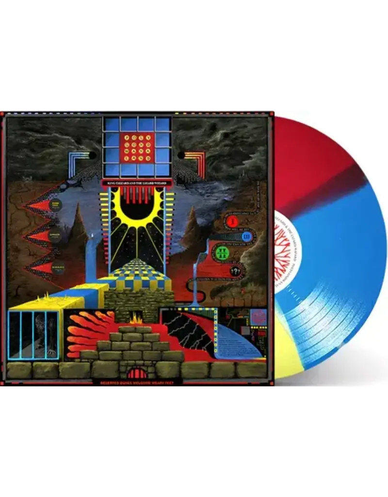 (LP) King Gizzard & The Lizard Wizard - Polygondwanaland (Tri-Color Split Wax Vinyl)