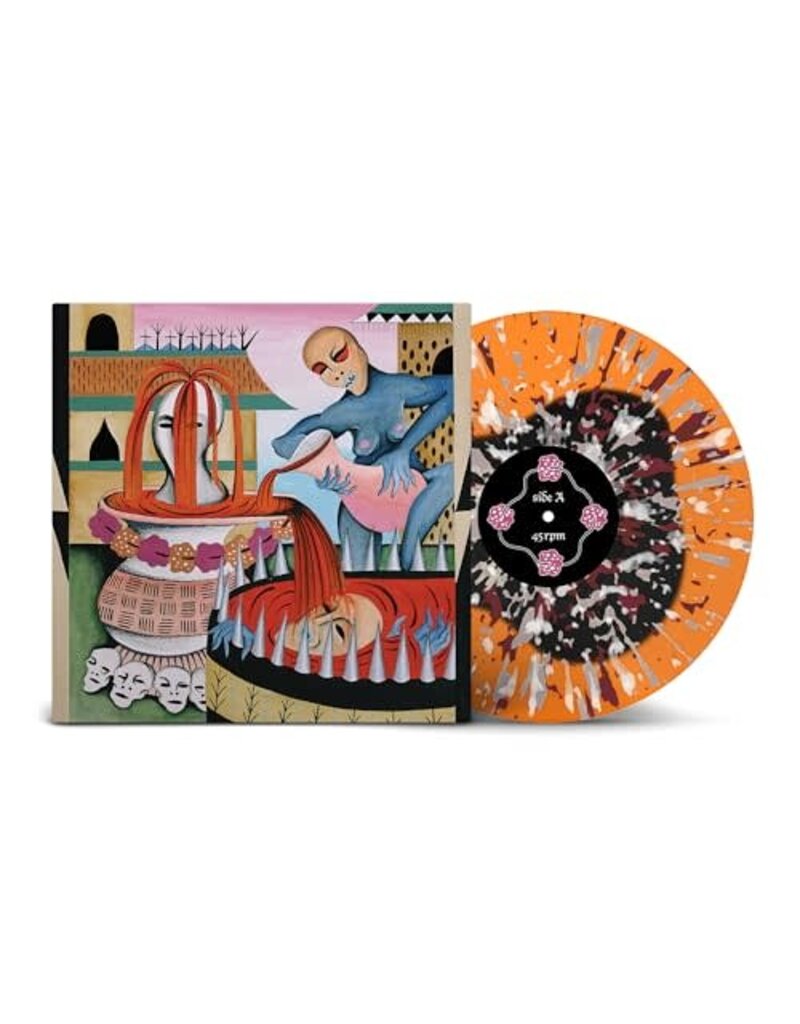 Closed Casket Activities (LP) Gulch - Impenetrable Cerebral Fortress (Black in Orange W/ Grey, White, And Red Splatter) (2025 Reissue)