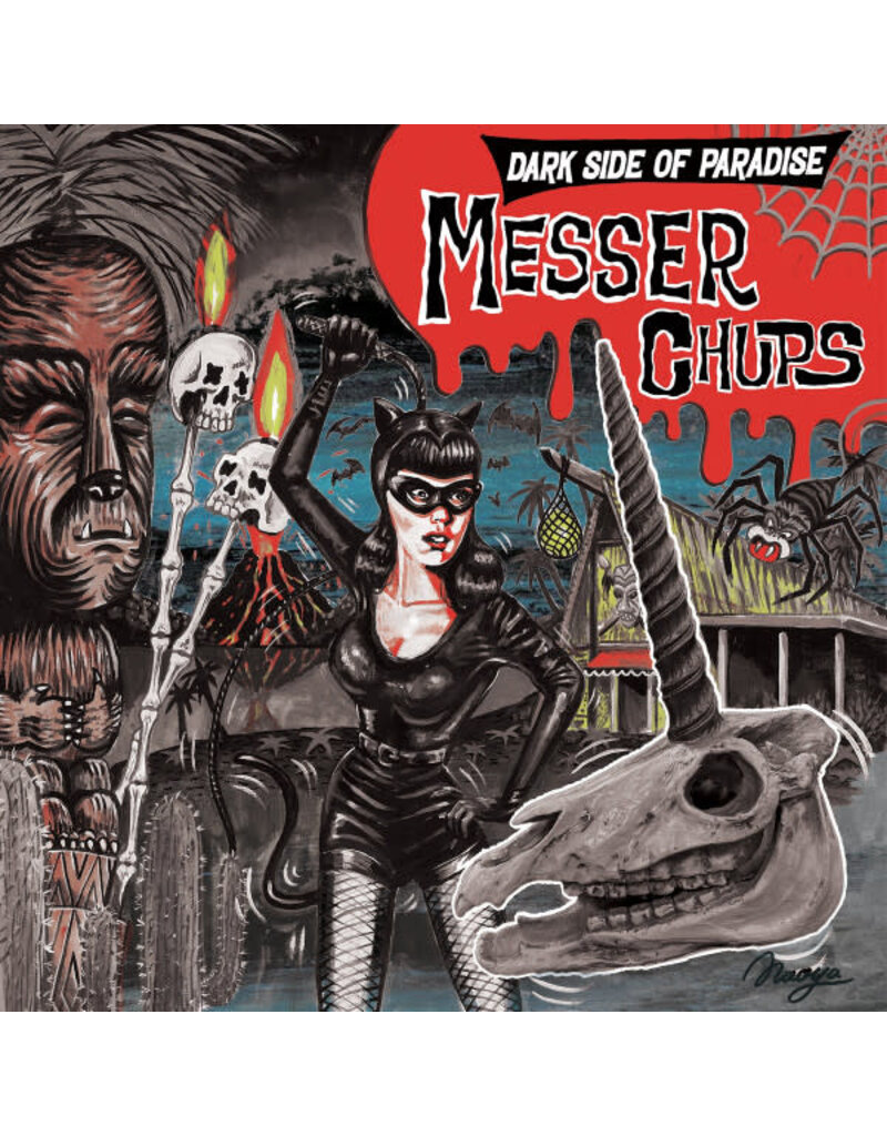 hi-tide records (LP) Messer Chups - Dark Side Of Paradise (Yellow/Black Splatter Vinyl)