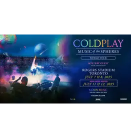 Coldplay Concert Window Display per Week