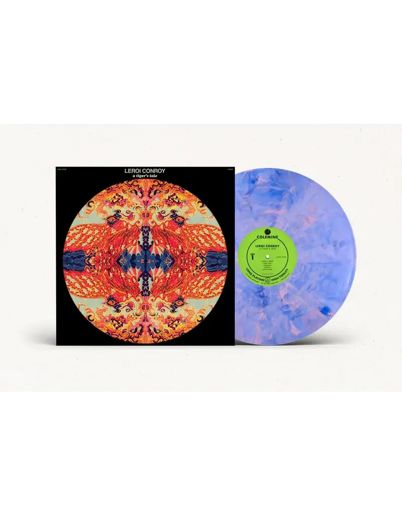 (LP) Leroi Conroy - A Tiger's Tale (Blue & Pink Swirl Coloured)