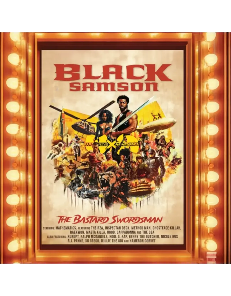 Virgin Records (LP) Wu-Tang and Mathematics - Black Samson, The Bastard Swordsman (2LP)